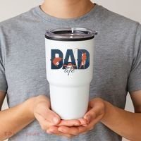 Dad Life Fishing Lover Fathers Day Gift Tumbler thumb 2