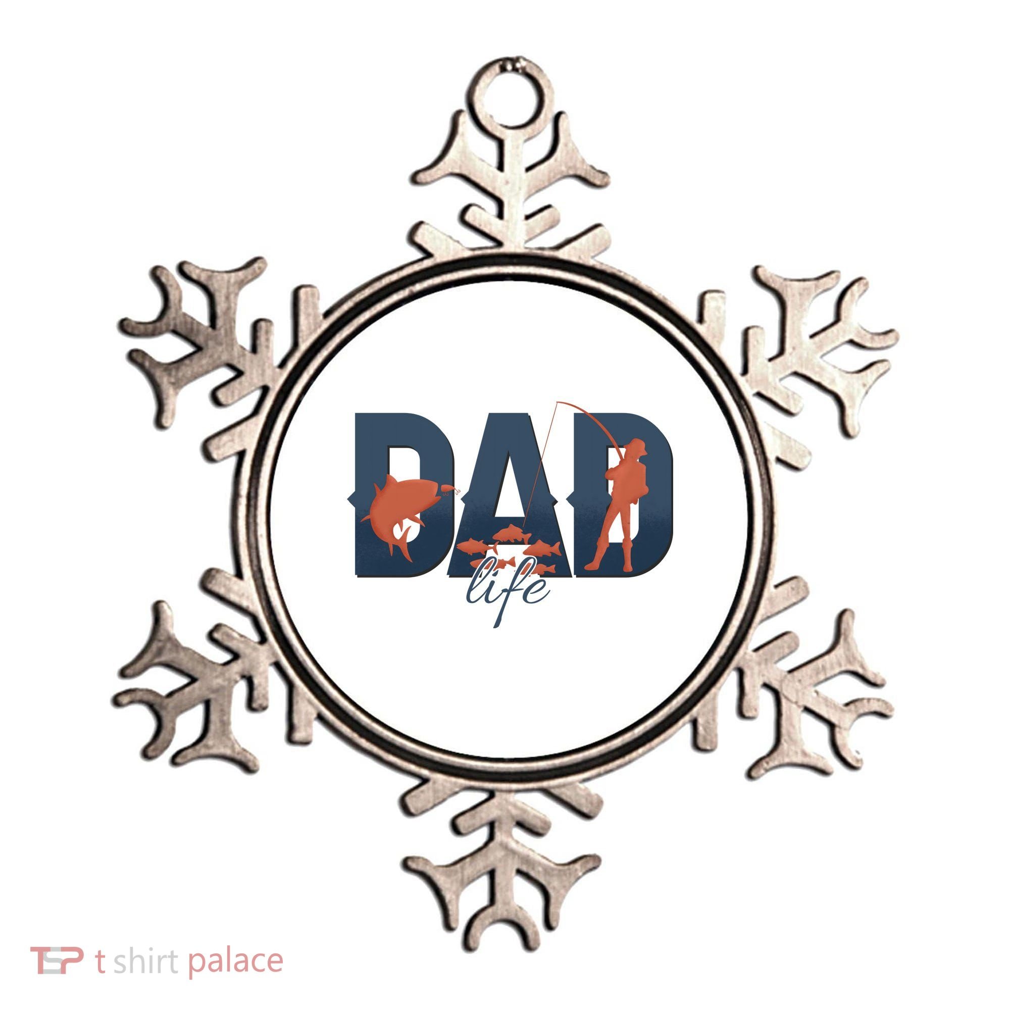 Dad Life Fishing Lover Fathers Day Gift Ornament