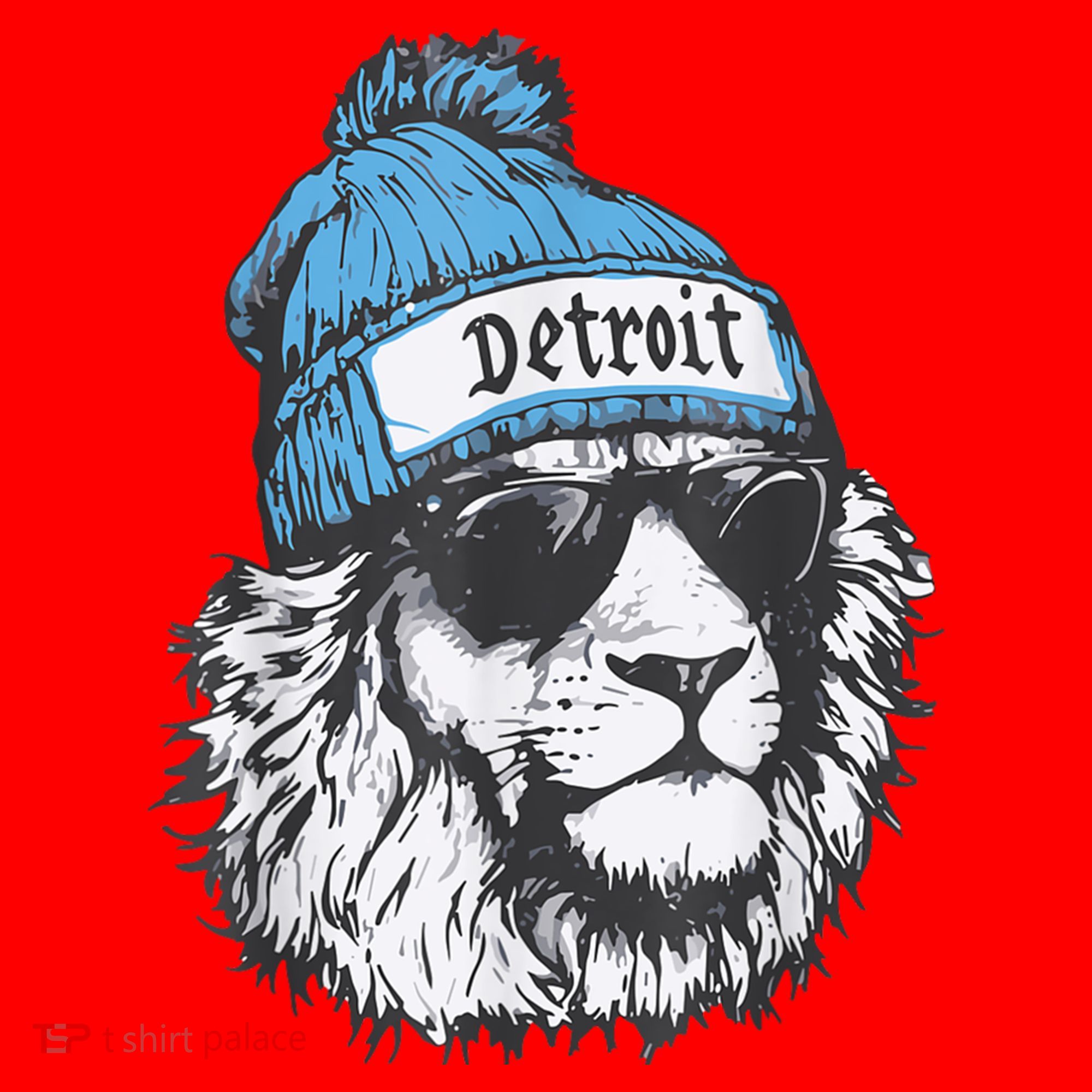 Detroit Lovers Fan Gear Santa Hat