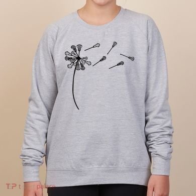 Dandelion Lacrosse for Lacrosse Player Women's Sweatshirt