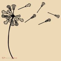 Dandelion Lacrosse for Lacrosse Player Tote Bag thumb 4