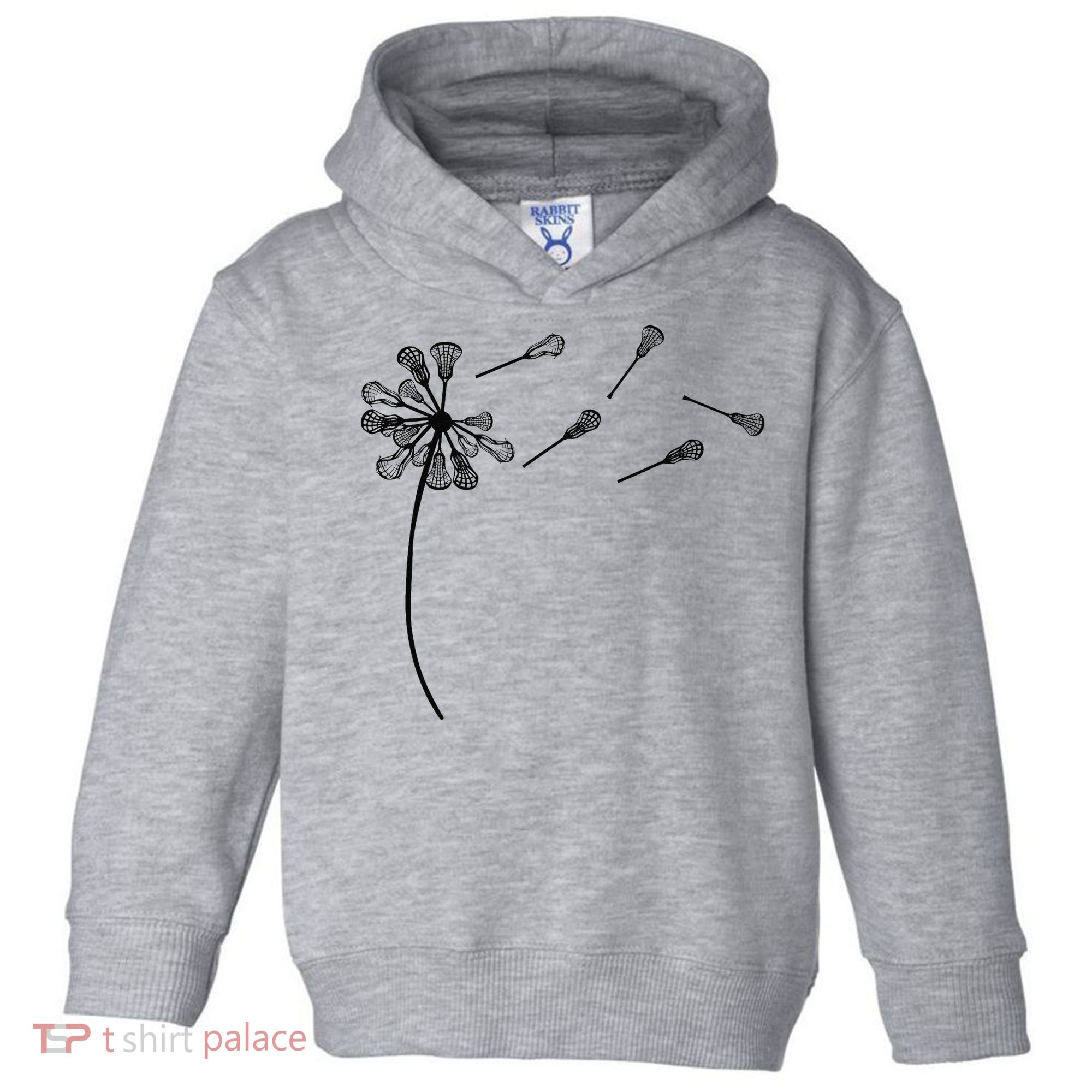 Dandelion Lacrosse for Lacrosse Player Toddler Hoodie