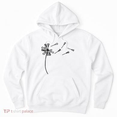 Dandelion Lacrosse for Lacrosse Player Hoodie