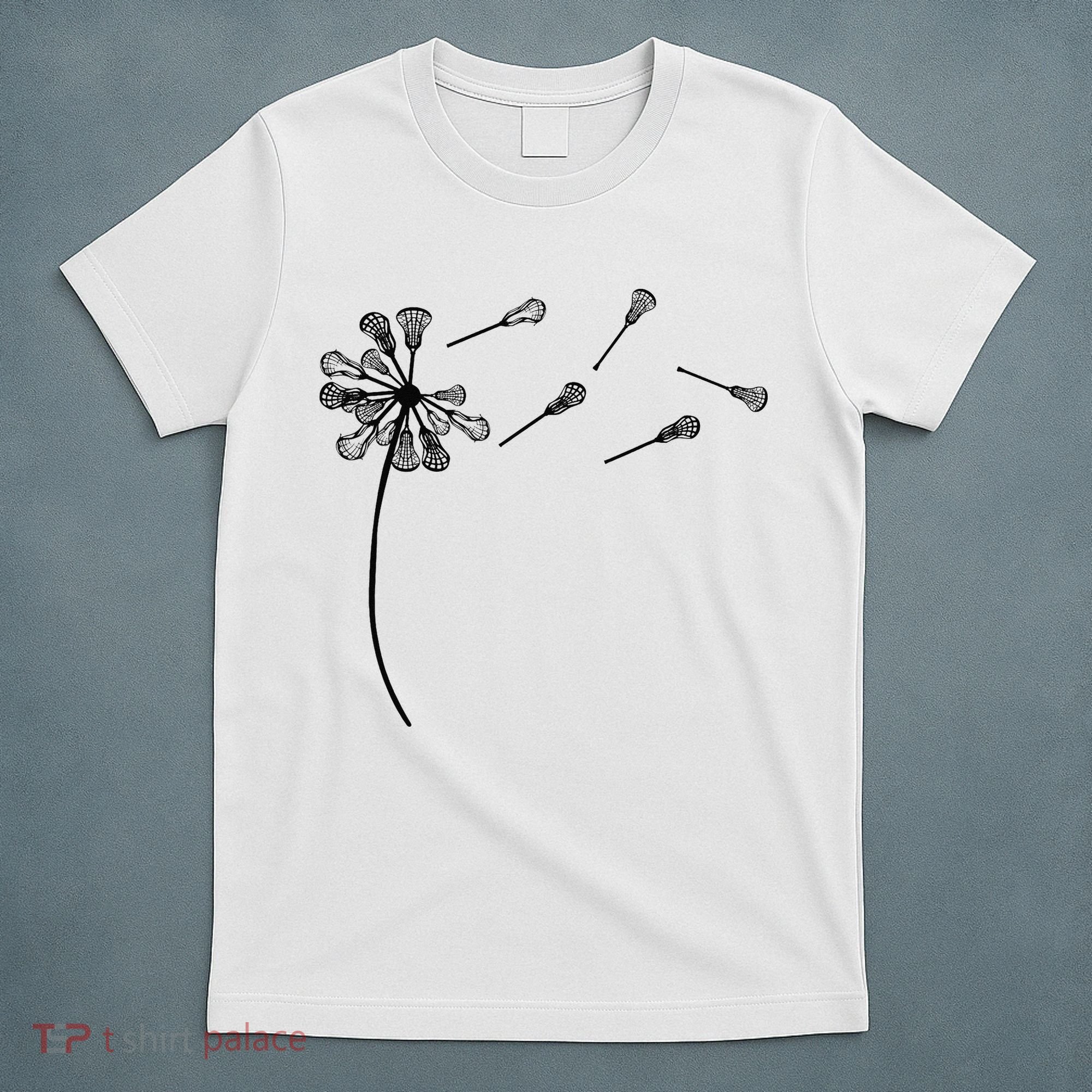 Dandelion Lacrosse for Lacrosse Player T-Shirt