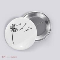 Dandelion Lacrosse for Lacrosse Player Button thumb 0