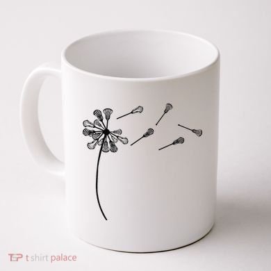Dandelion Lacrosse for Lacrosse Player Coffee Mug