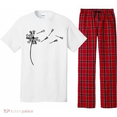 Dandelion Lacrosse for Lacrosse Player Pajama Set