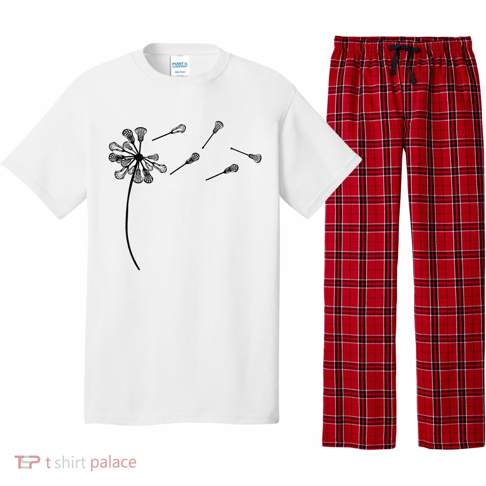 Dandelion Lacrosse for Lacrosse Player Pajama Set
