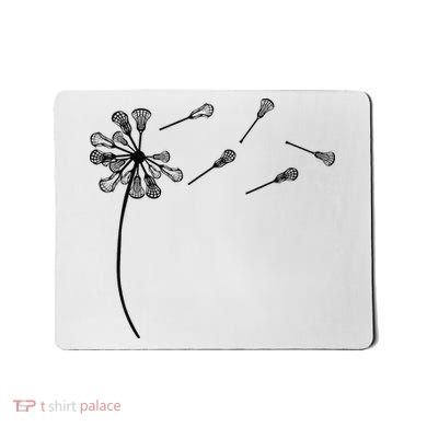 Dandelion Lacrosse for Lacrosse Player Mousepad