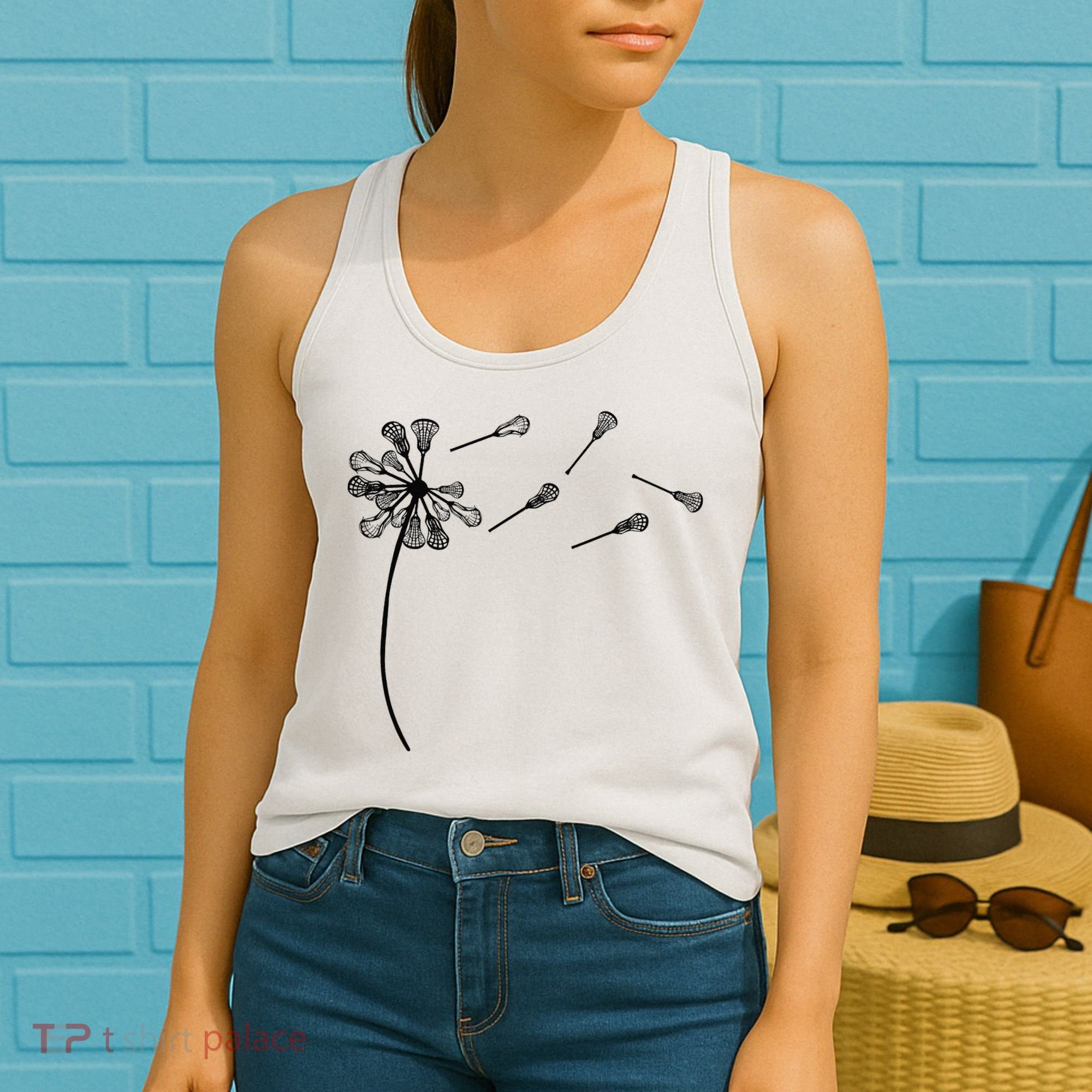 Dandelion Lacrosse for Lacrosse Player Women's Tank Top