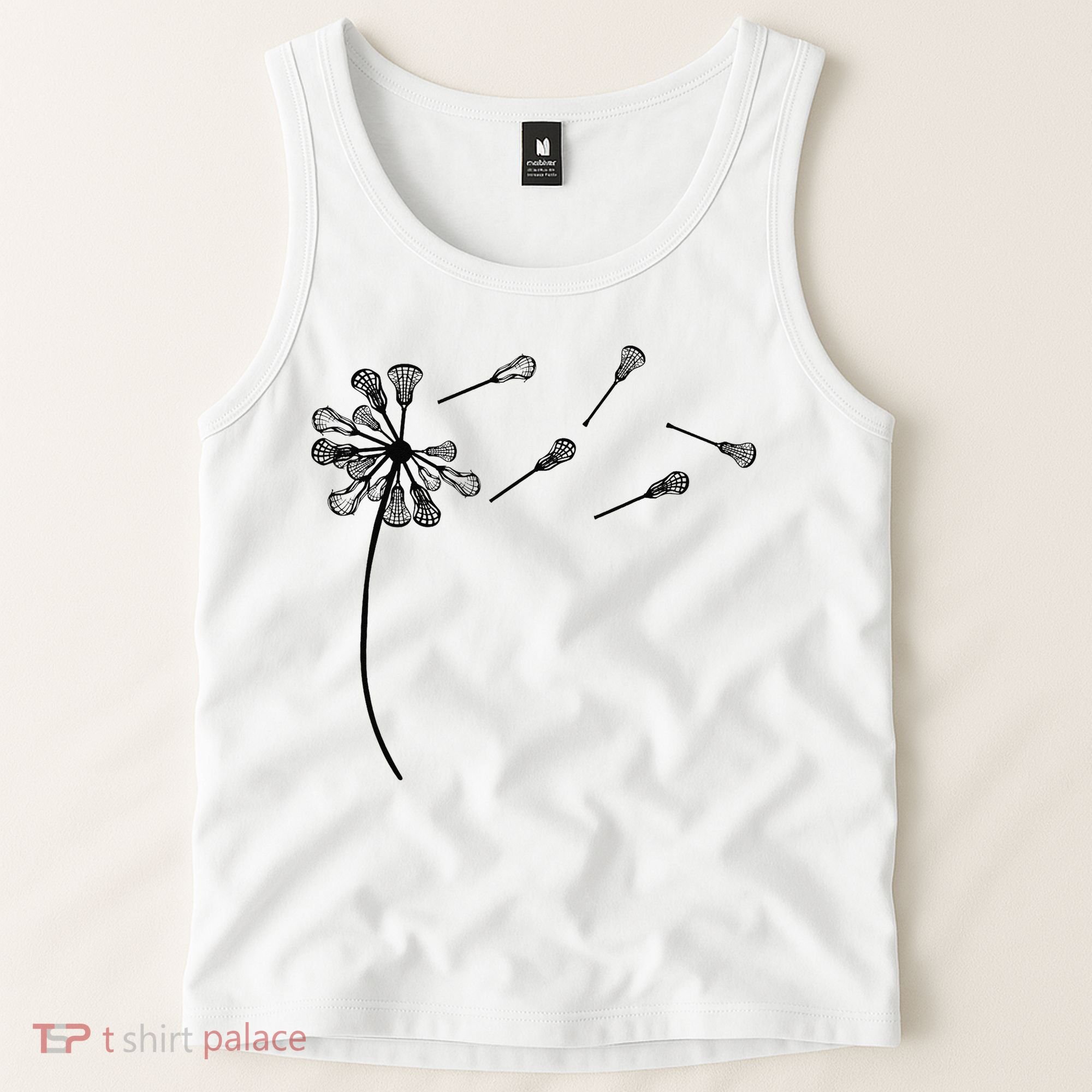 Dandelion Lacrosse for Lacrosse Player Tank Top