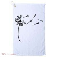 Dandelion Lacrosse for Lacrosse Player Golf Towel thumb 0