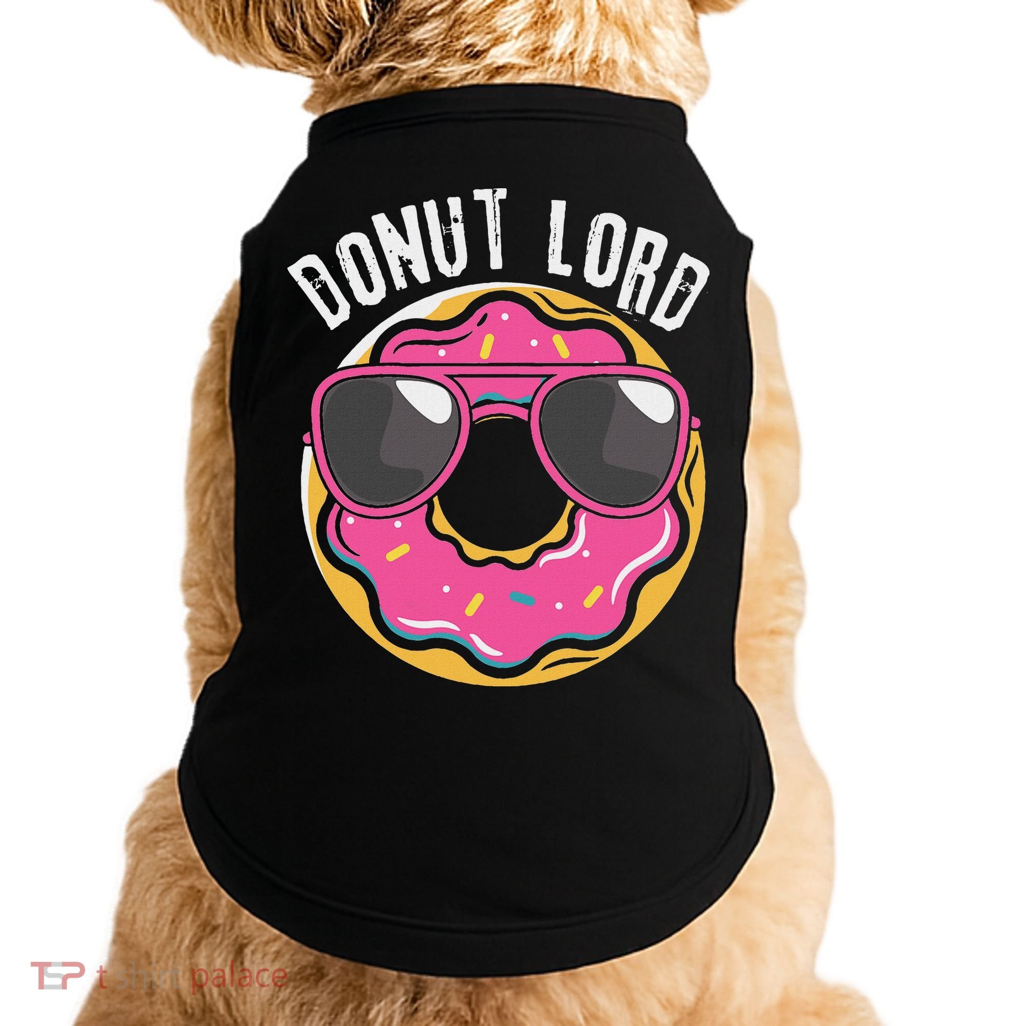 Donut Lord Funny Doughnut Lover Doggie Tank