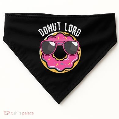 Donut Lord Funny Doughnut Lover USA-Made Doggie Bandana