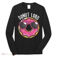 Donut Lord Funny Doughnut Lover Long Sleeve Shirt thumb 0