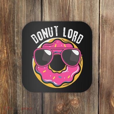Donut Lord Funny Doughnut Lover Coaster