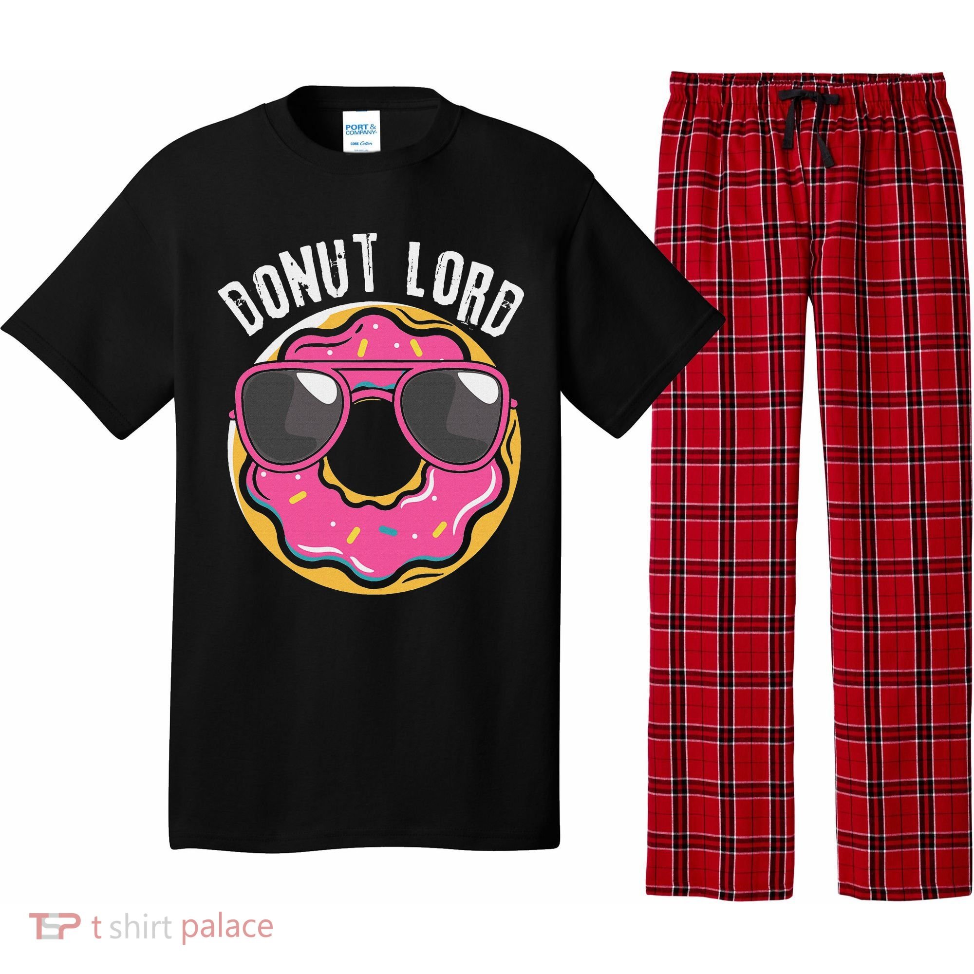 Donut Lord Funny Doughnut Lover Pajama Set