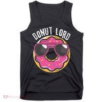 Donut Lord Funny Doughnut Lover Tank Top thumb 0