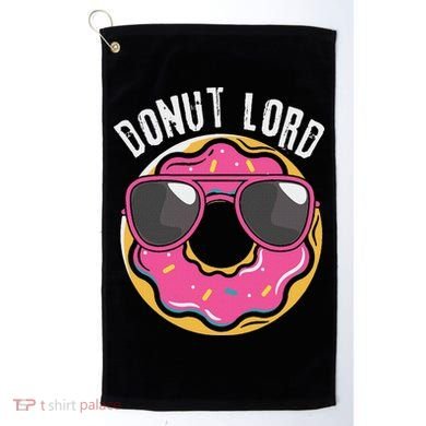 Donut Lord Funny Doughnut Lover Golf Towel
