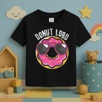 Donut Lord Funny Doughnut Lover Toddler T-Shirt thumb 3