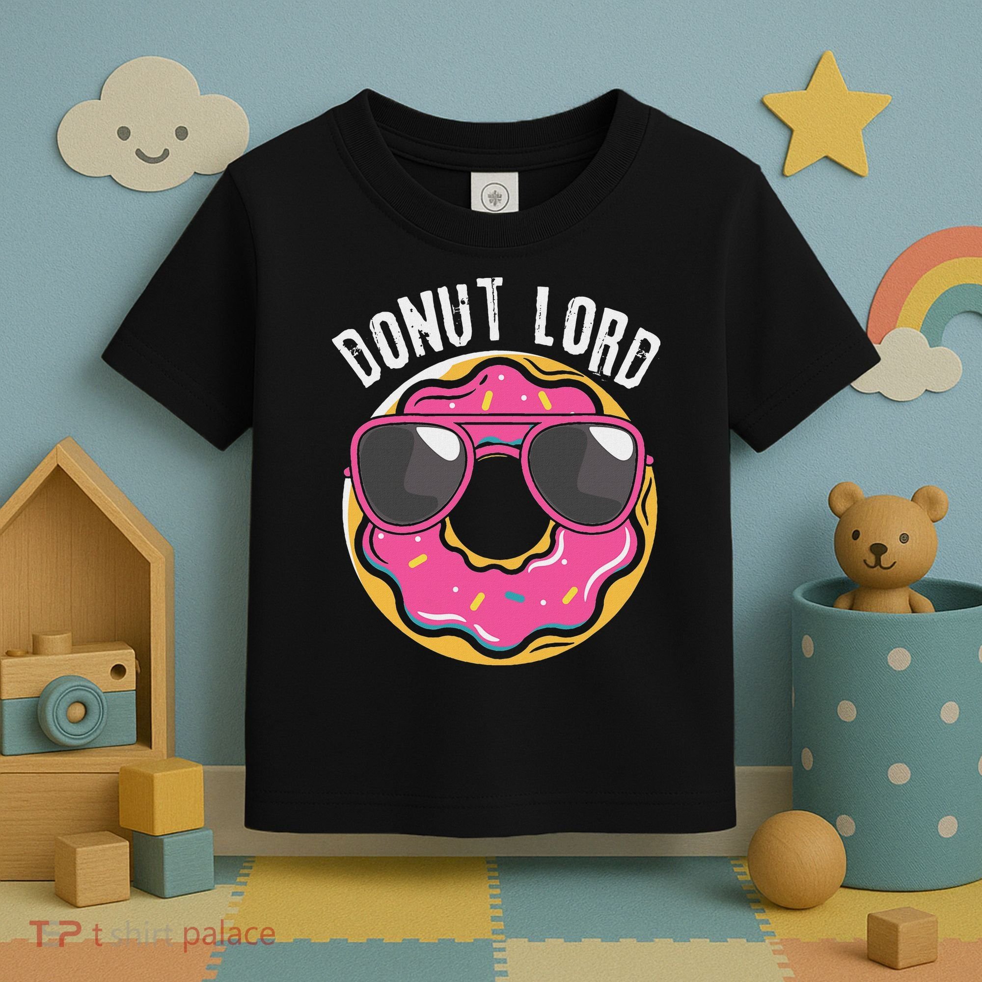 Donut Lord Funny Doughnut Lover Toddler T-Shirt