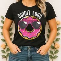 Donut Lord Funny Doughnut Lover Women's T-Shirt thumb 2