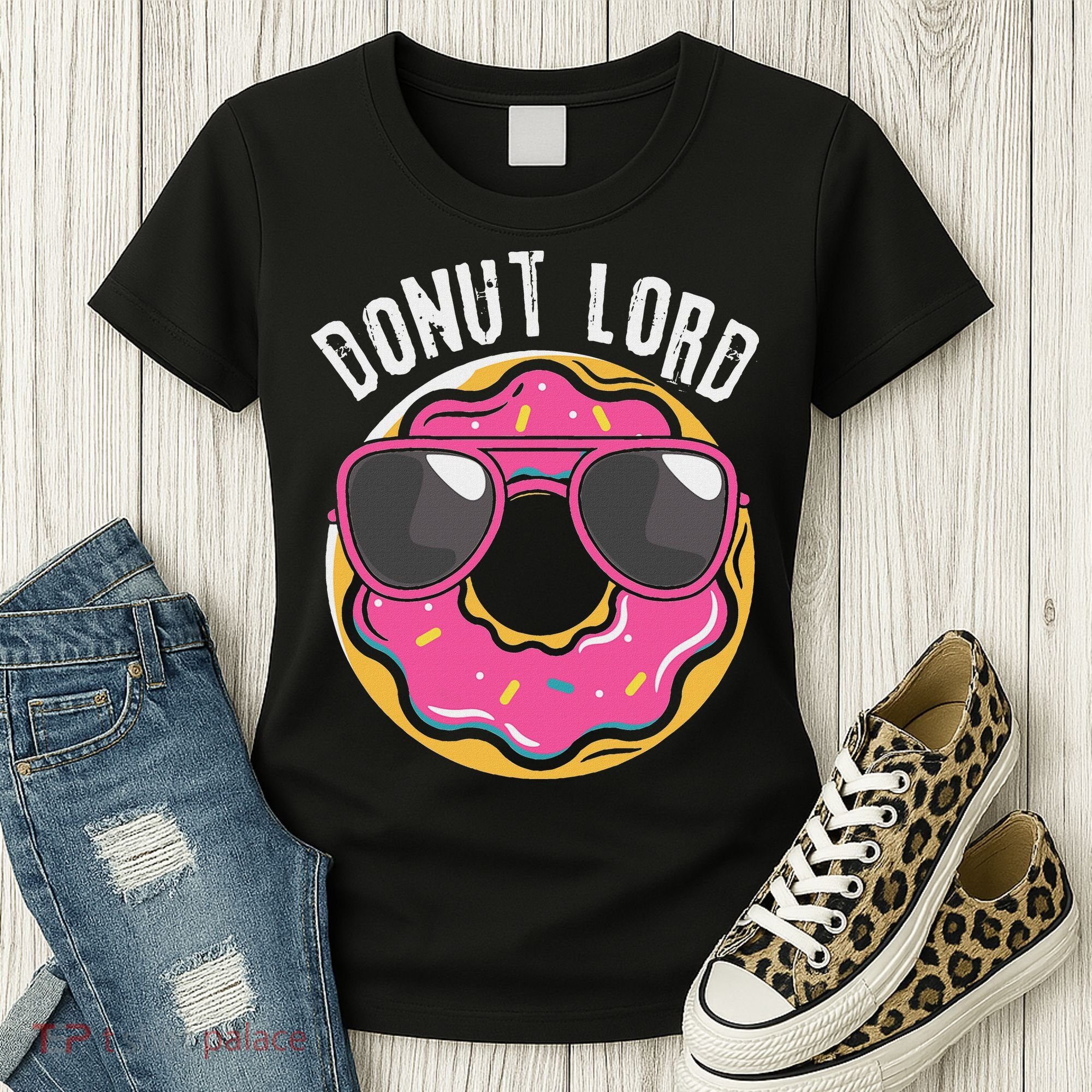 Donut Lord Funny Doughnut Lover Women's T-Shirt