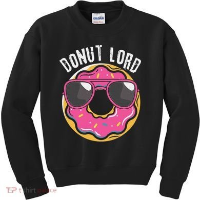 Donut Lord Funny Doughnut Lover Kids Sweatshirt