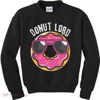 Donut Lord Funny Doughnut Lover Kids Sweatshirt thumb 0