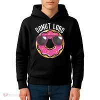 Donut Lord Funny Doughnut Lover Kids Hoodie thumb 4