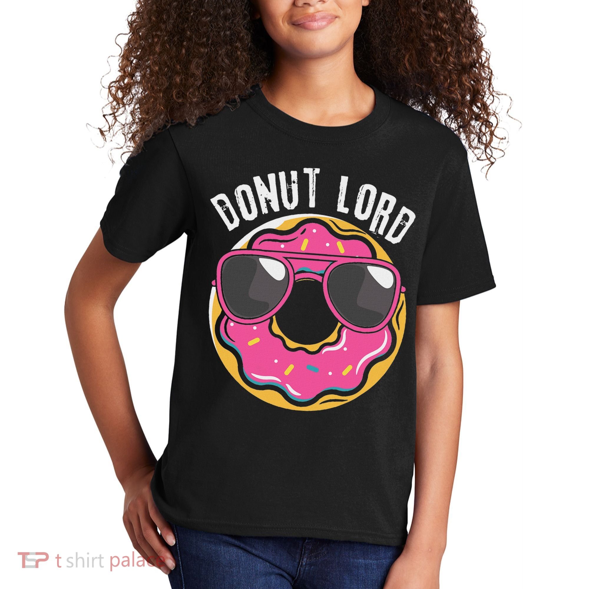 Donut Lord Funny Doughnut Lover Kids T-Shirt