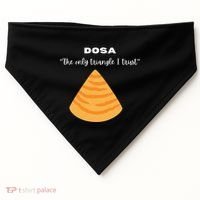 Dosa Lover Funny Indian Quotes Indian Food USA-Made Doggie Bandana thumb 0