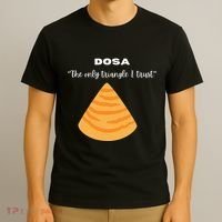 Dosa Lover Funny Indian Quotes Indian Food T-Shirt thumb 3