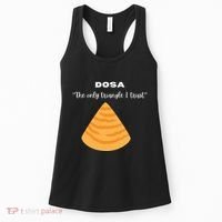 Dosa Lover Funny Indian Quotes Indian Food Women's Tank Top thumb 0