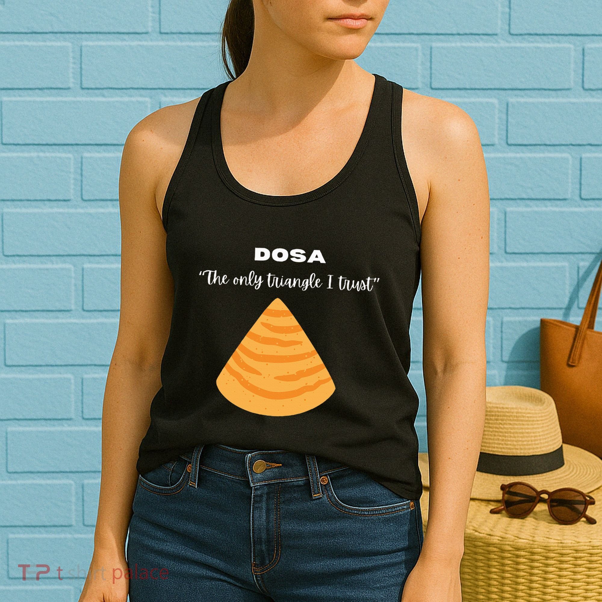 Dosa Lover Funny Indian Quotes Indian Food Women's Tank Top