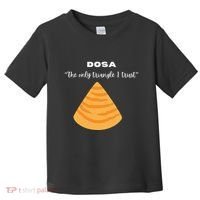 Dosa Lover Funny Indian Quotes Indian Food Toddler T-Shirt thumb 0