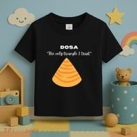 Dosa Lover Funny Indian Quotes Indian Food Toddler T-Shirt thumb 3