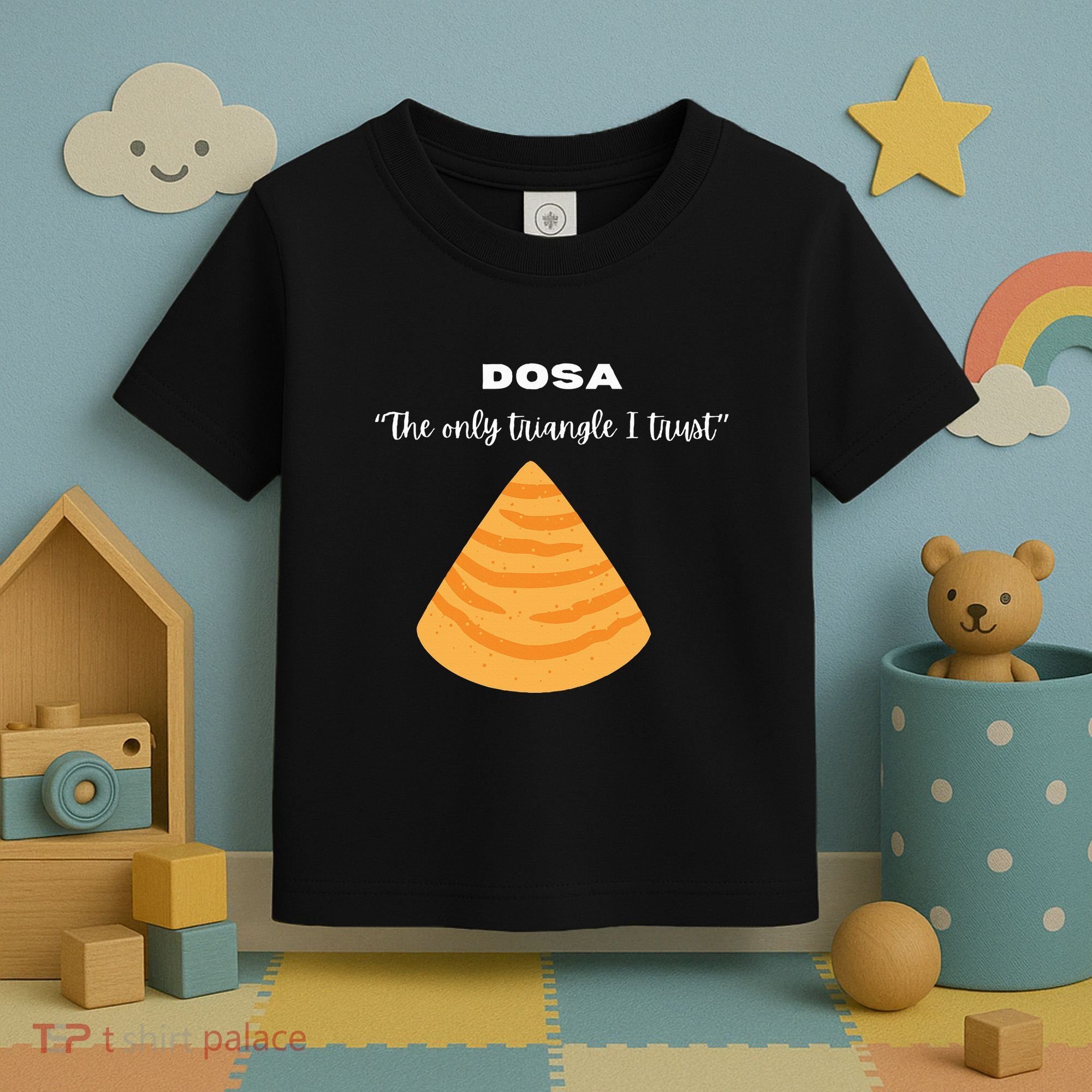 Dosa Lover Funny Indian Quotes Indian Food Toddler T-Shirt