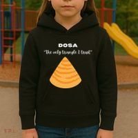 Dosa Lover Funny Indian Quotes Indian Food Kids Hoodie thumb 3