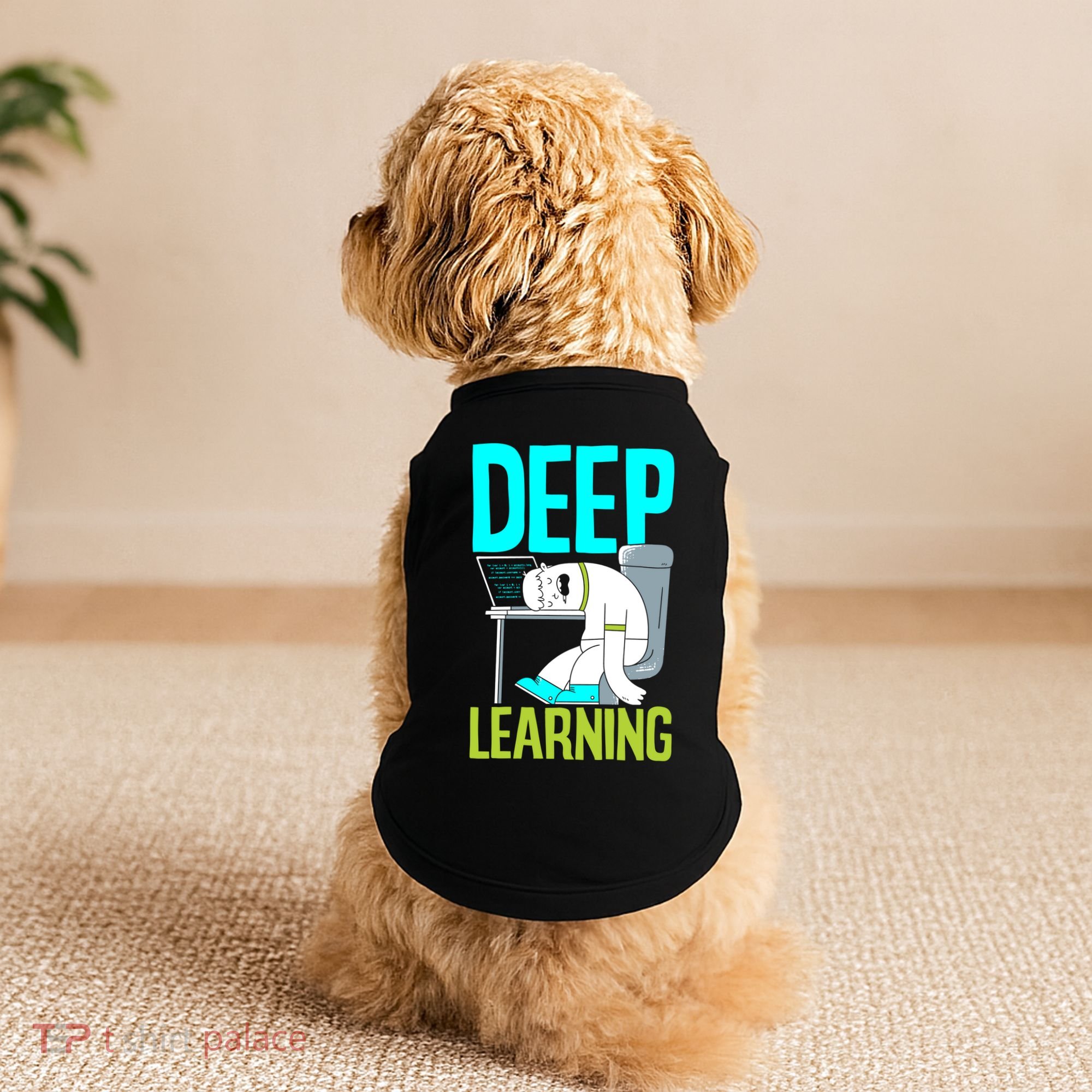 Deep Learning Funny Artificial Intelligence Machine Learning Gift Doggie Tank