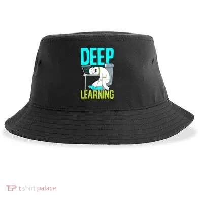 Deep Learning Funny Artificial Intelligence Machine Learning Gift Sustainable Bucket Hat