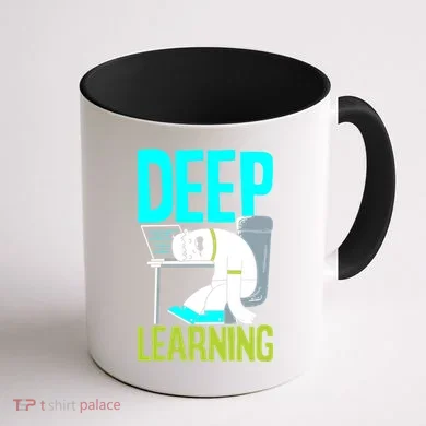 Deep Learning Funny Artificial Intelligence Machine Learning Gift Coffee Mug back