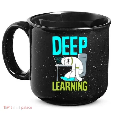 Deep Learning Funny Artificial Intelligence Machine Learning Gift 15oz Campfire Ceramic Mug