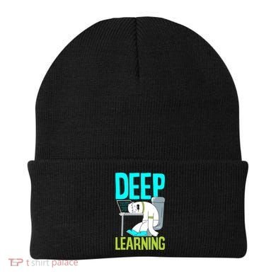Deep Learning Funny Artificial Intelligence Machine Learning Gift Beanie