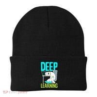 Deep Learning Funny Artificial Intelligence Machine Learning Gift Beanie thumb 0