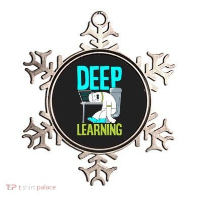 Deep Learning Funny Artificial Intelligence Machine Learning Gift Ornament