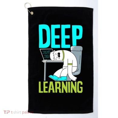 Deep Learning Funny Artificial Intelligence Machine Learning Gift Golf Towel