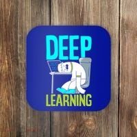 Deep Learning Funny Artificial Intelligence Machine Learning Gift Coaster thumb 0