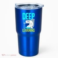 Deep Learning Funny Artificial Intelligence Machine Learning Gift Tumbler thumb 0
