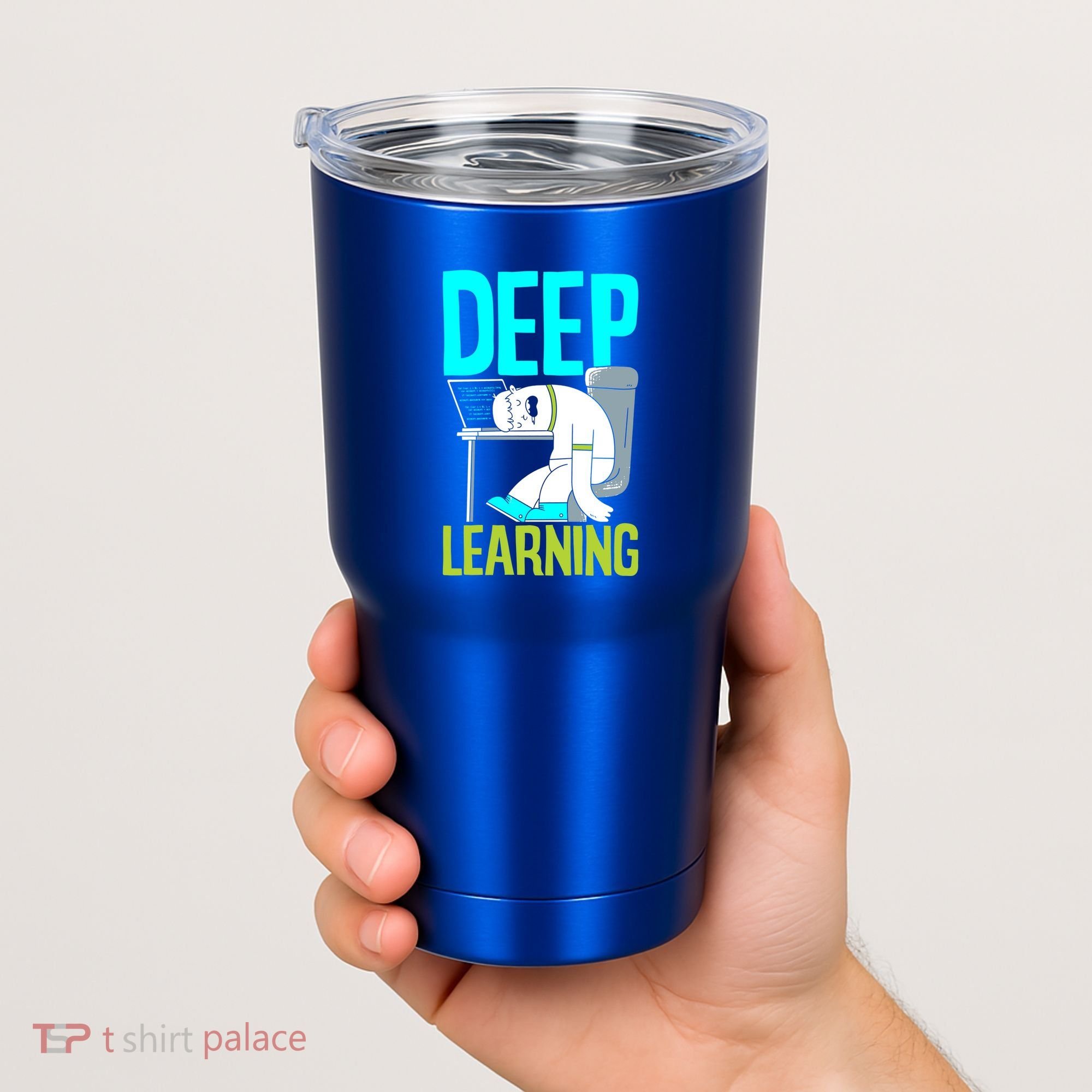 Deep Learning Funny Artificial Intelligence Machine Learning Gift Tumbler